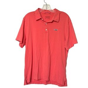 Patagonia Trout Fitz Roy‎ Polo Shirt In Spiced Coral Size M